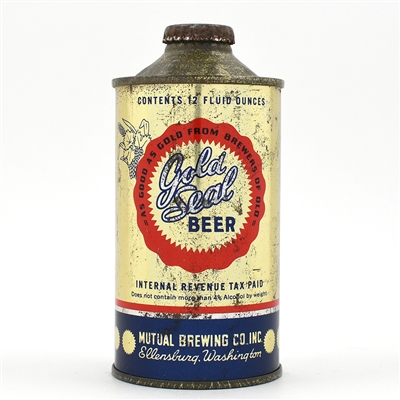 Gold Seal Beer Cone Top TOUGH 166-4 CLEAN