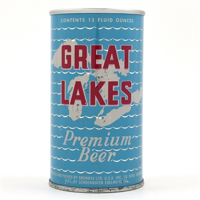 Great Lakes Beer Fan Tab DREWRYS UNLISTED MINTY