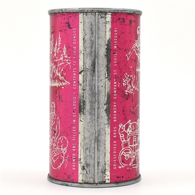 Griesedieck Bros Color Series Flat Top Dark Pink 76-21