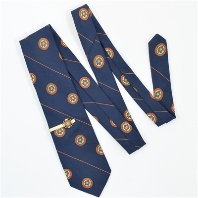 Pabst Brewing Logo Tie and Matching Tie Clip