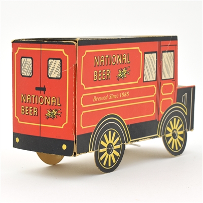 National Beer 1960s Small Cardboard Foldup Truck