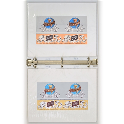 Schlitz Binder of 29 Different Foil Test Labels