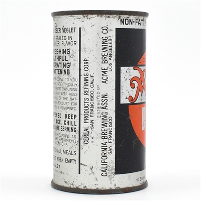 Acme Beer Instructional Flat Top CEREAL PRODUCTS USBCOI 9