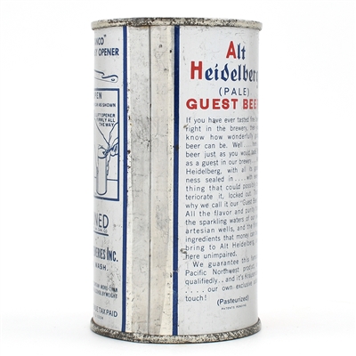 Alt Heidelberg Guest Beer Instructional Flat Top 30-14 USBCOI 25