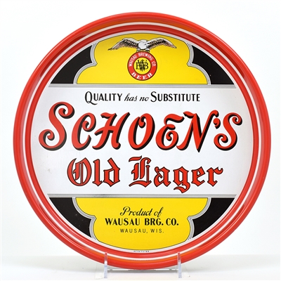 Schoens Old Lager 1940s Serving Tray NEAR MINT