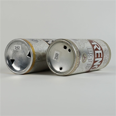Reno Beer and Light Foil Test Pull Tabs Lot of 2