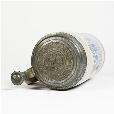 Sterling Ale Rueter Highland Spring Brewery Lidded Stein RARE