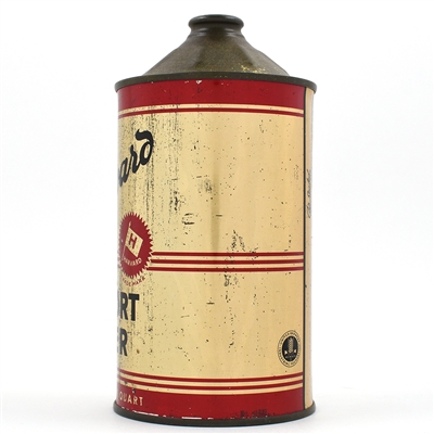 Harvard Beer Quart Cone Top TOUGH CLEAN 212-1