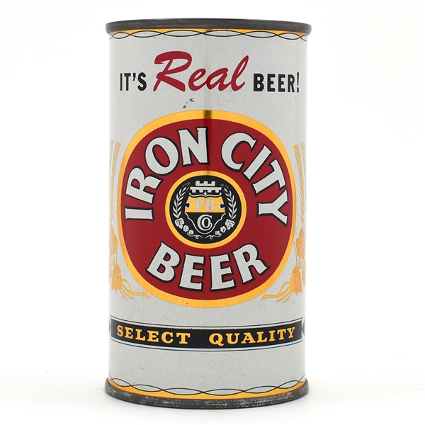Iron City Beer Bank Lid Flat Top 85-34 OUTSTANDING