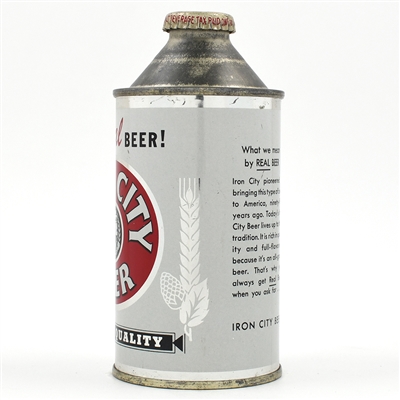 Iron City Beer Cone Top FABULOUS 170-4