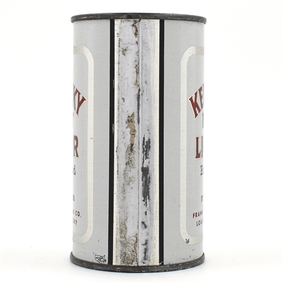 Kentucky Malt Liquor Flat Top 87-33 GA TAX LID CLEAN