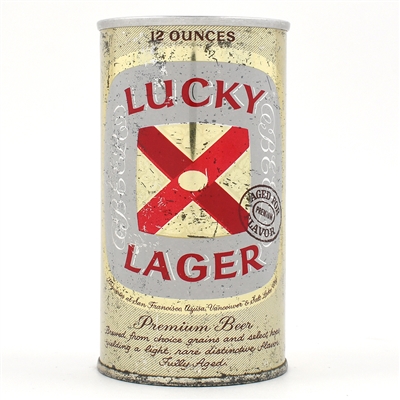 Lucky Lager Beer ZIP Top SALT LAKE CITY 90-34 BO