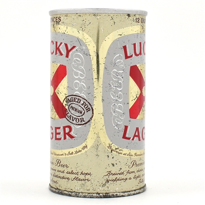 Lucky Lager Beer ZIP Top SALT LAKE CITY 90-34 BO