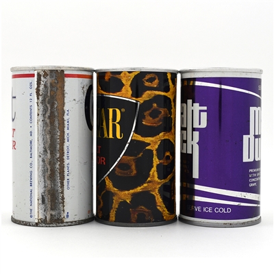 Colt Malt LAGER 56-9 Malt Duck 91-17 Jaguar 82-23 Cans