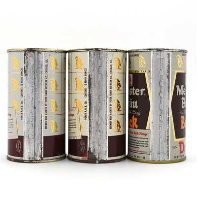 Meister Brau Bock Flat Tops 99-3 99-4 99-8