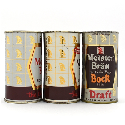 Meister Brau Bock Flat Tops 99-3 99-4 99-8