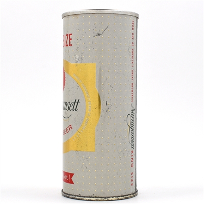 Narragansett Beer 16 Ounce Aluminum Soft Top Flat Top NICE 232-27