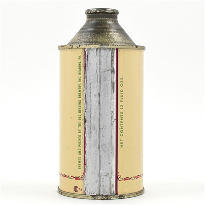 Old Reading Beer Cone Top 176-31 EXCEPTIONAL