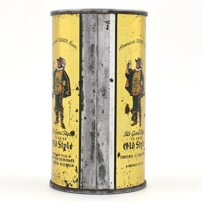 Old Style Lager Heilemans Beer Flat Top 108-9