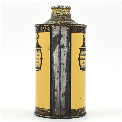 Old Topper Snappy Ale Cone Top YELLOW TEXT 178-7 CLEAN
