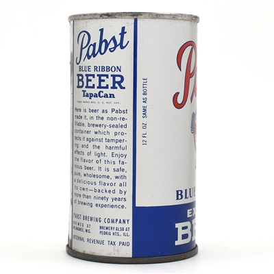 Pabst Blue Ribbon Beer Instructional Flat Top PABST MILWAUKEE 111-16 OI 656 NEAR MINT