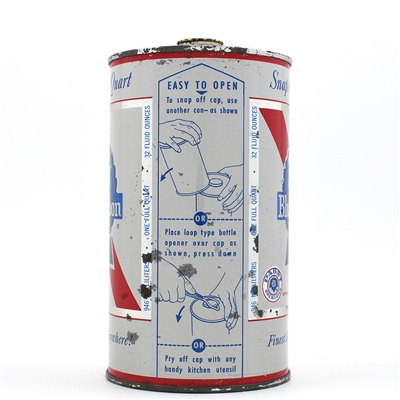 Pabst Blue Ribbon Quart Snap Cap MILWAUKEE 217-6