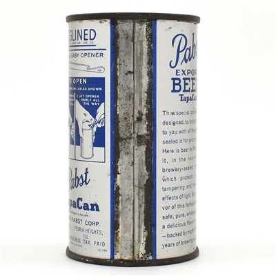 Pabst Export Beer Instructional Flat Top PREMIER MILWAUKEE 111-14 USBCOI 649