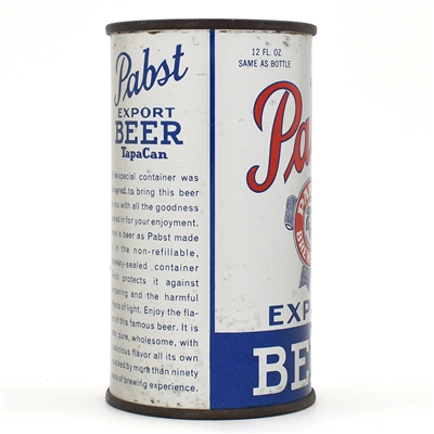 Pabst Export Beer Instructional Flat Top PREMIER MILWAUKEE 111-14 USBCOI 649