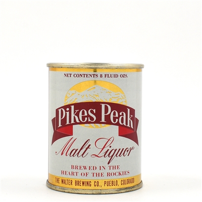 Pikes Peak Malt Liquor 8 Ounce Flat Top 242-7 MINTY