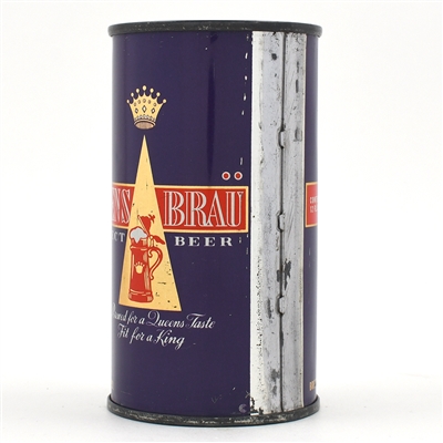 Queens Brau Beer Flat Top TOUGH CLEAN 117-17