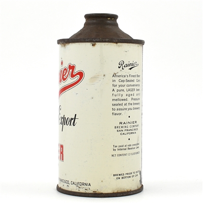 Rainier Beer Cone Top 180-12