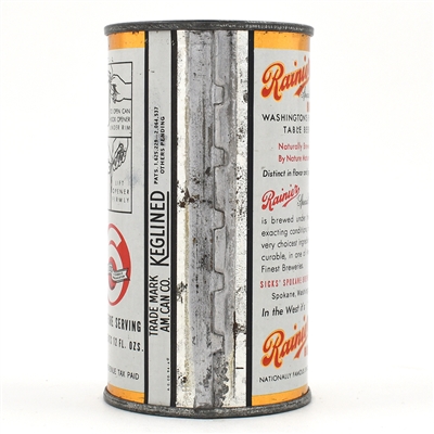 Rainier Beer Instructional Flat Top 118-24 USBCOI 703 SHARP