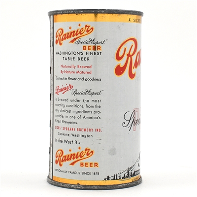 Rainier Beer Instructional Flat Top 118-24 USBCOI 703 SHARP
