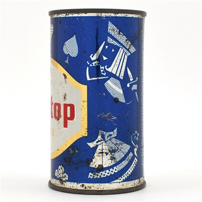 Redtop Beer Set Flat Top CARD SUITS Blue 120-1 SCARCE