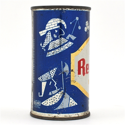 Redtop Beer Set Flat Top CARD SUITS Blue 120-1 SCARCE