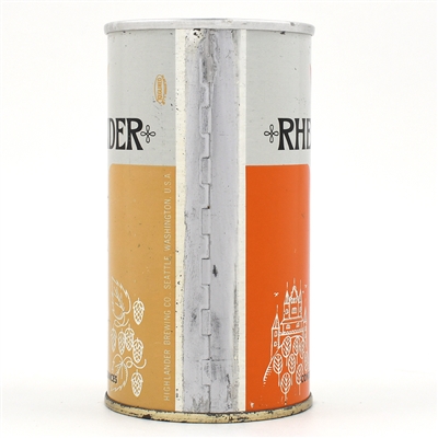 Rheinlander Beer ZIP Top SILVER CASTLE UNLISTED BO