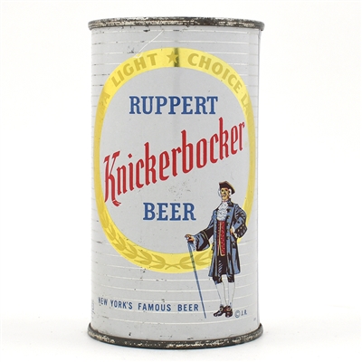 Ruppert Knickerbocker Beer Flat Top NARROW STRIPES KEGLINED 126-16 CLEAN