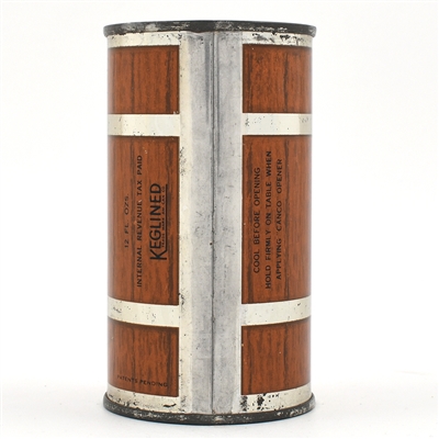 Schaefer Beer Flat Top 127-38 WOODGRAIN LID