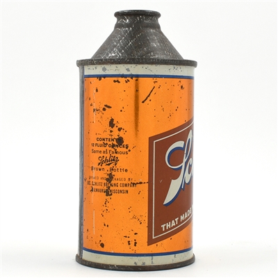 Schlitz Beer Cone Top 183-28