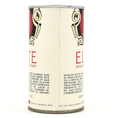 Schlitz Elite Light Beer Foil Label Test Pull Tab 243-33