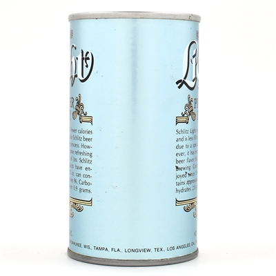 Schlitz Light Beer Foil Label Test Pull Tab 243-40