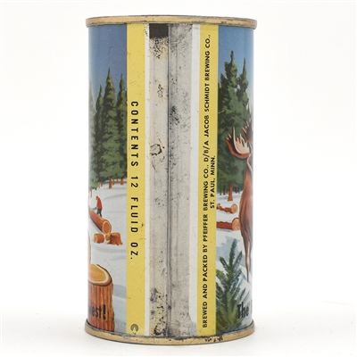 Schmidt Beer Outdoor Series Flat Top MOOSE LOGGERS SATIN GOLD L130-23