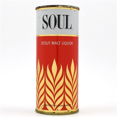Soul Stout Malt Liquor 16 Ounce INSERT JUICE TAB 167-28