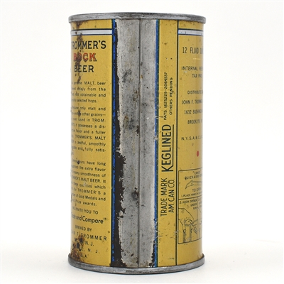 Trommers Bock Instructional Flat Top GRAPHIC 139-34 OI 800 SCARCE