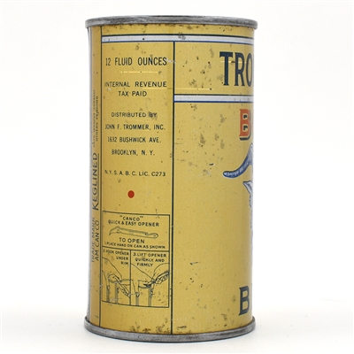Trommers Bock Instructional Flat Top GRAPHIC 139-34 OI 800 SCARCE