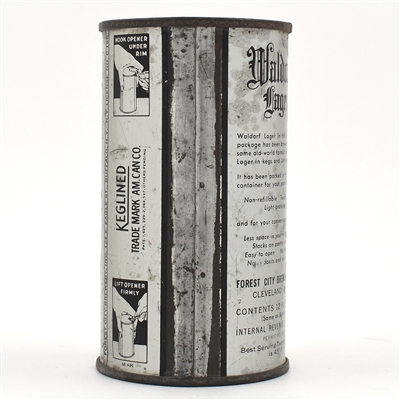 Waldorf Beer Long Opener Flat Top 144-3 USBCOI 857