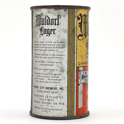 Waldorf Beer Long Opener Flat Top 144-3 USBCOI 857