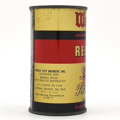 Waldorf Red Band Beer Instructional Flat Top 144-4 USBCOI 859