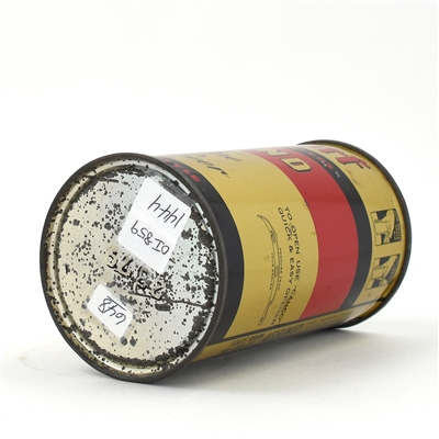 Waldorf Red Band Beer Instructional Flat Top 144-4 USBCOI 859