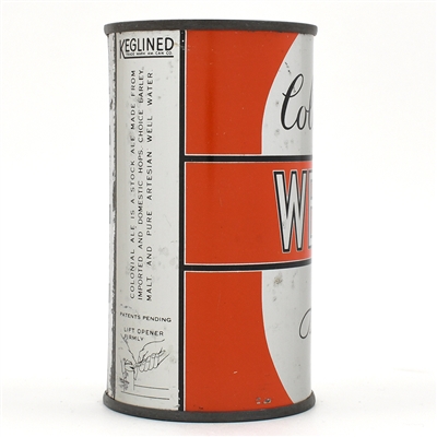 Wehle Colonial Ale Instructional Flat SPLIT OI 144-36 OI 864
